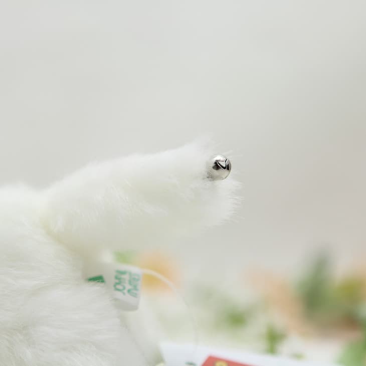 猫ぬいぐるみ 白色 もふもふ天使のふわり子猫