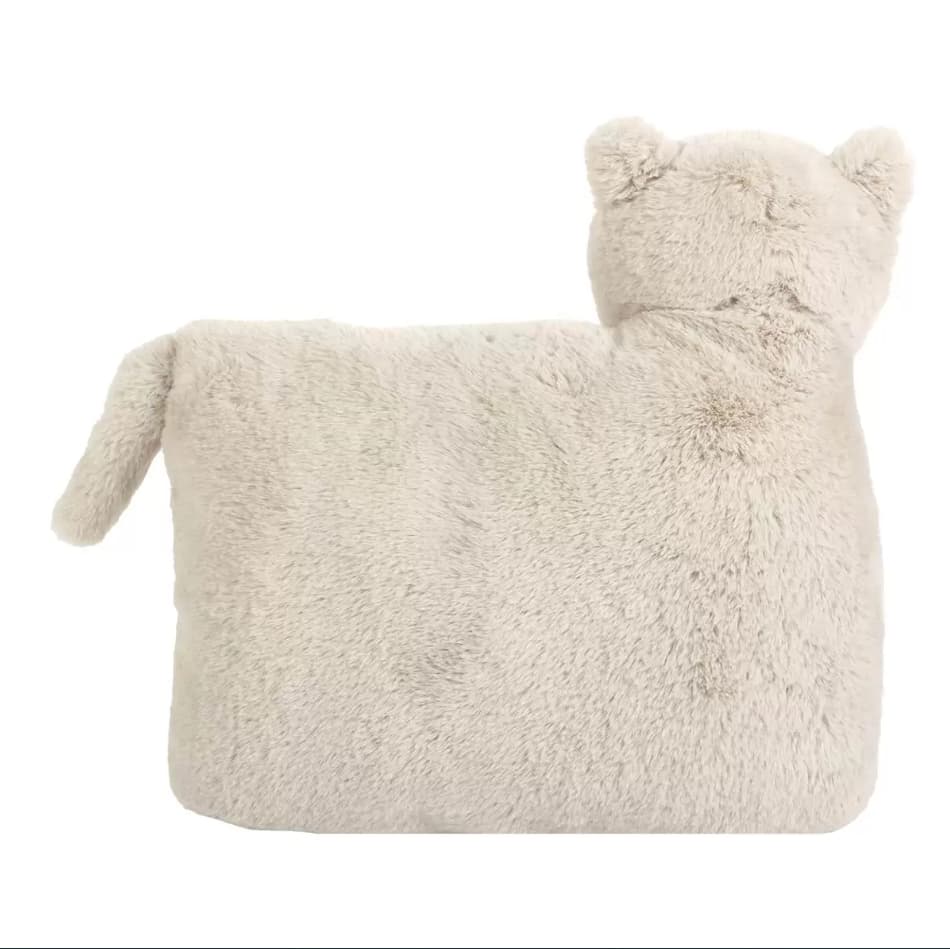猫ぬいぐるみ グレー もちもち猫クッション 添い寝枕セット