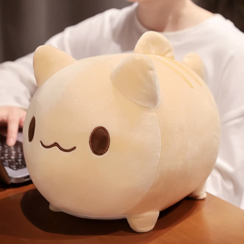 猫ぬいぐるみ 黒色 まんまる癒しの黒猫