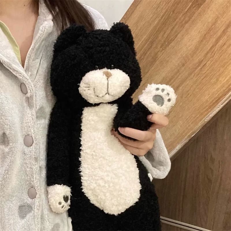 可愛い黒色猫ぬいぐるみバッグ 韓国風プレゼント