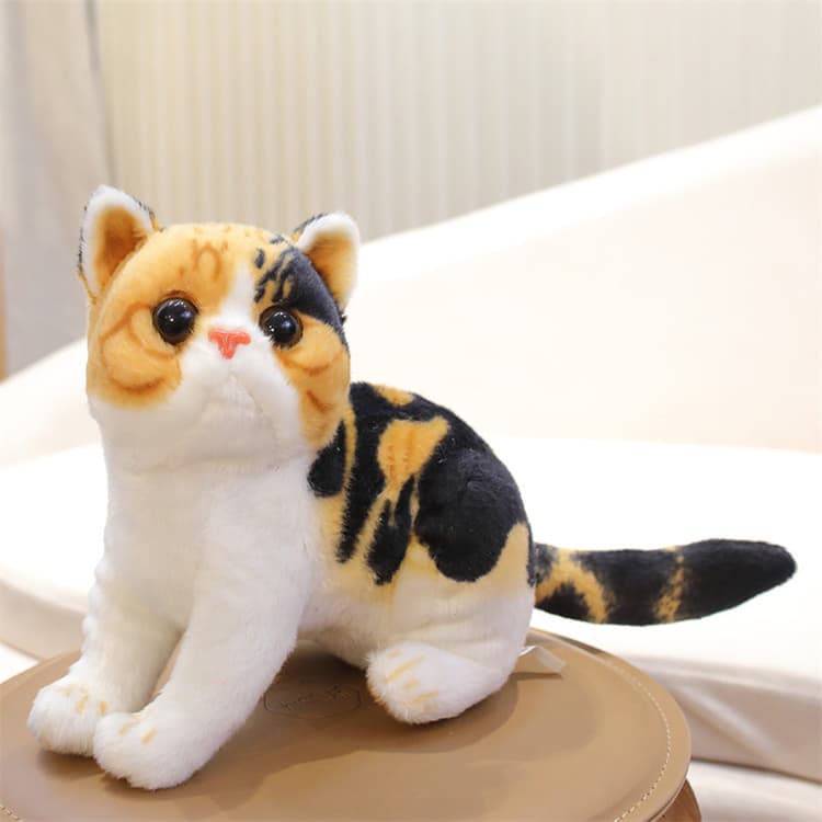 猫ぬいぐるみ グレー系かわいい猫抱き枕ぬいぐるみ子供癒し玩具