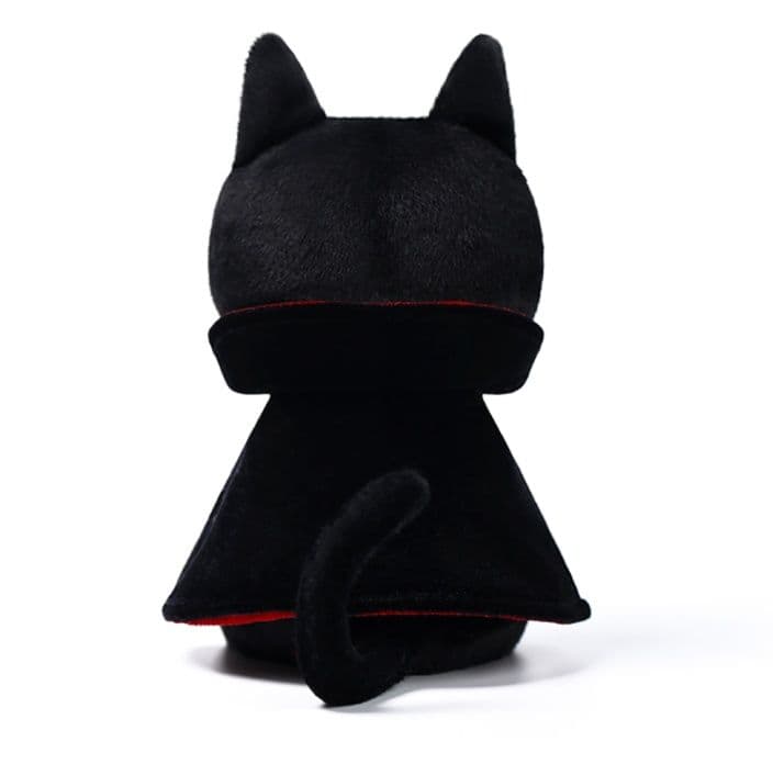 猫ぬいぐるみ 黒猫 魔法使いの使い魔ぬいぐるみ
