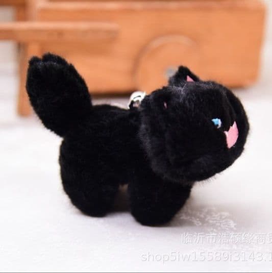 猫ぬいぐるみ 黒猫 もふもふ黒猫のぬくぬくぬいぐるみ