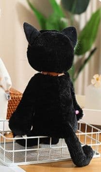猫ぬいぐるみ 黒猫 夜空の使者もふもふぬいぐるみ