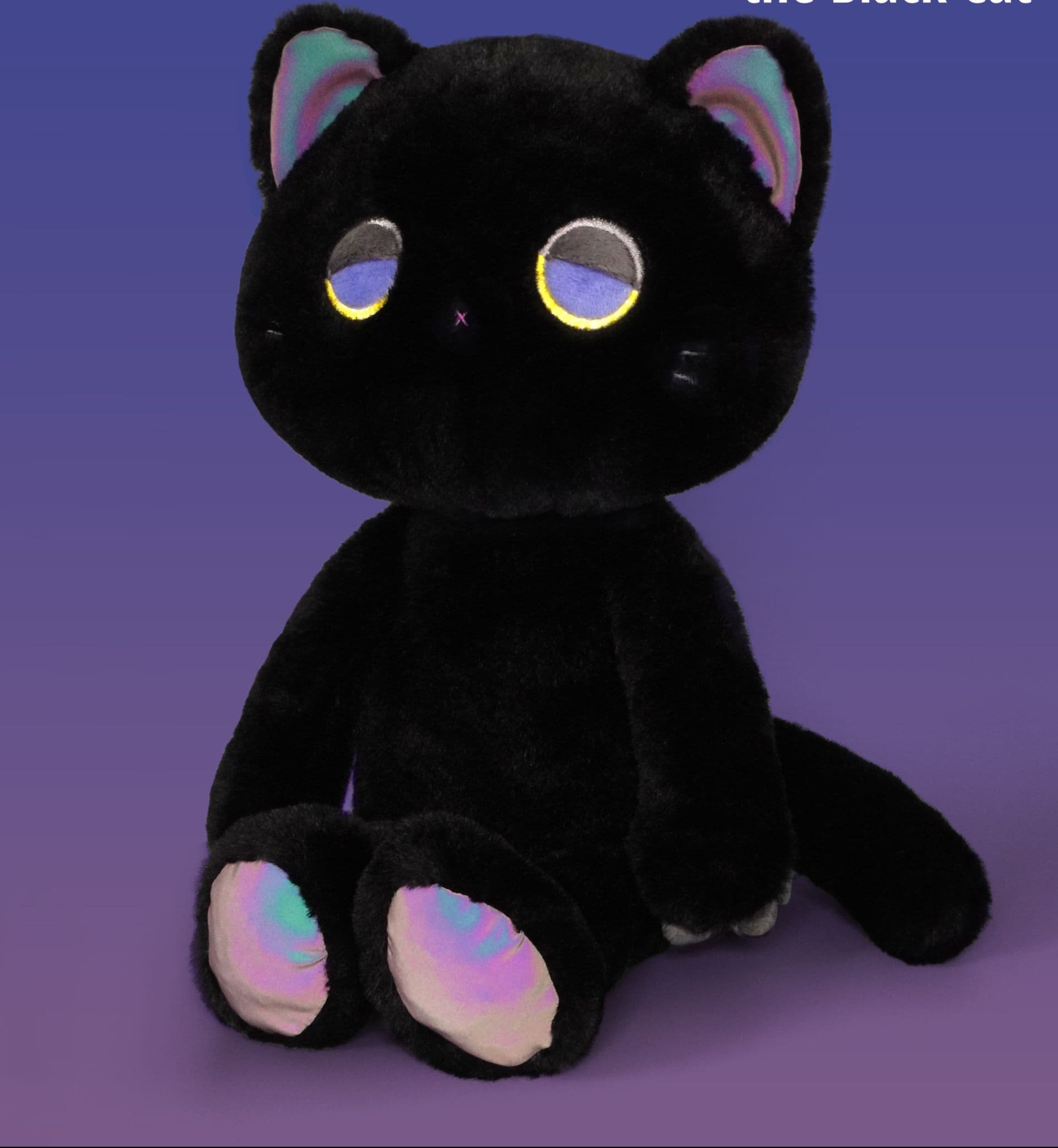 猫ぬいぐるみ 黒猫 まどろみ夢猫ぬいぐるみ