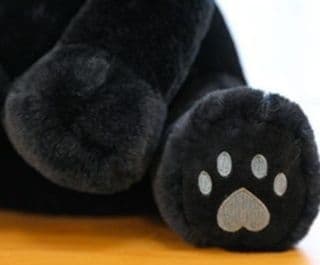 猫ぬいぐるみ 黒猫 もふもふ黒猫ぬいぐるみ