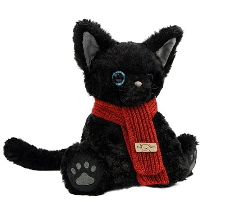 猫ぬいぐるみ 黒猫 もふもふ夜空の子猫ちゃん