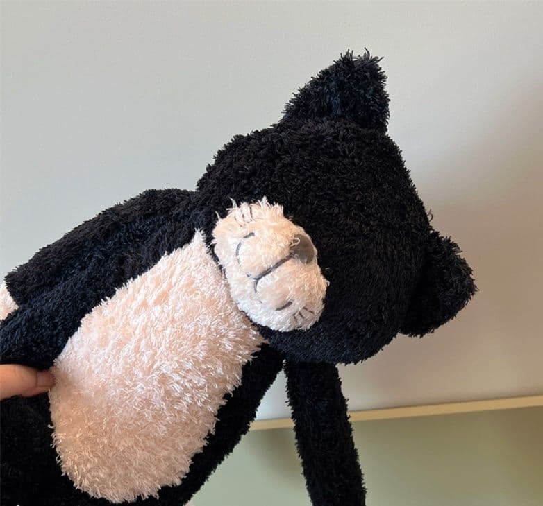 猫ぬいぐるみ 黒猫 もふっと抱きしめ猫ぬいぐるみ