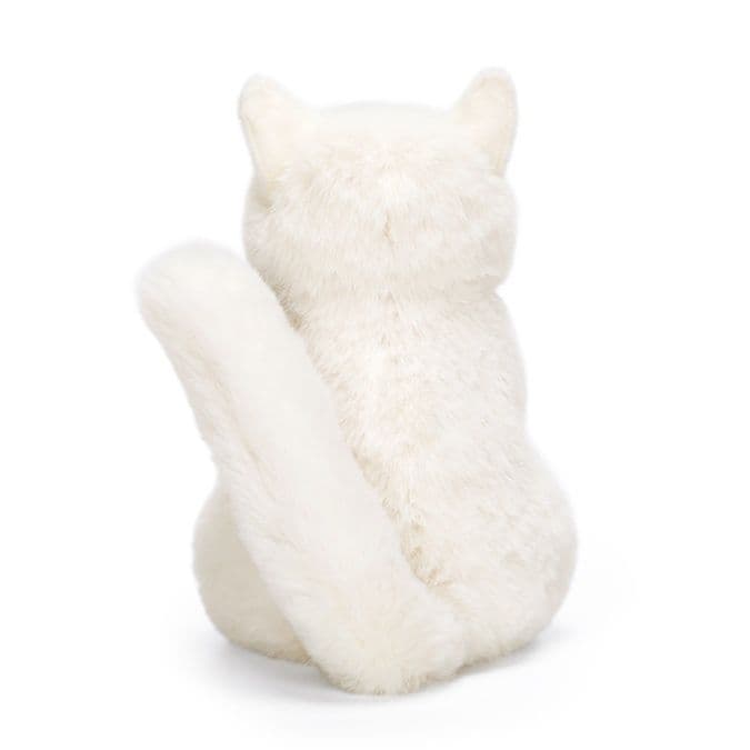 猫ぬいぐるみ 白色 ふわもち雪猫 もちもち抱きぐるみ