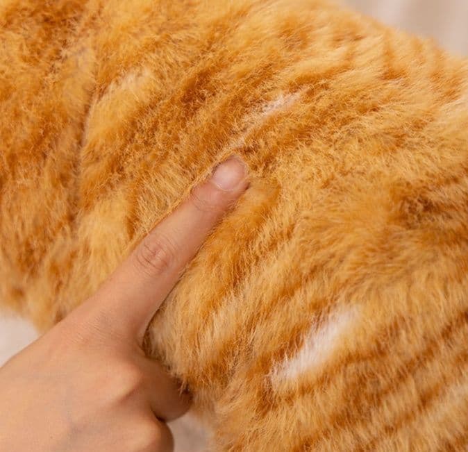 猫ぬいぐるみ 茶色 もふもふ甘えん坊なごみ猫ぬいぐるみ