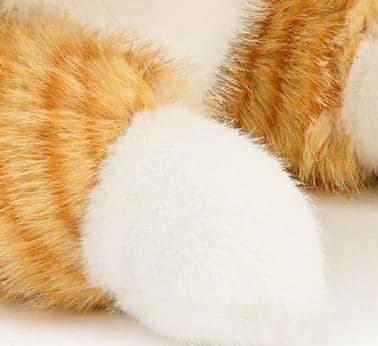 猫ぬいぐるみ 茶色 もふもふ抱き猫ふわりぬいぐるみ