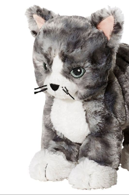 猫ぬいぐるみ グレー もふもふ冒険猫 ふわふわの友達