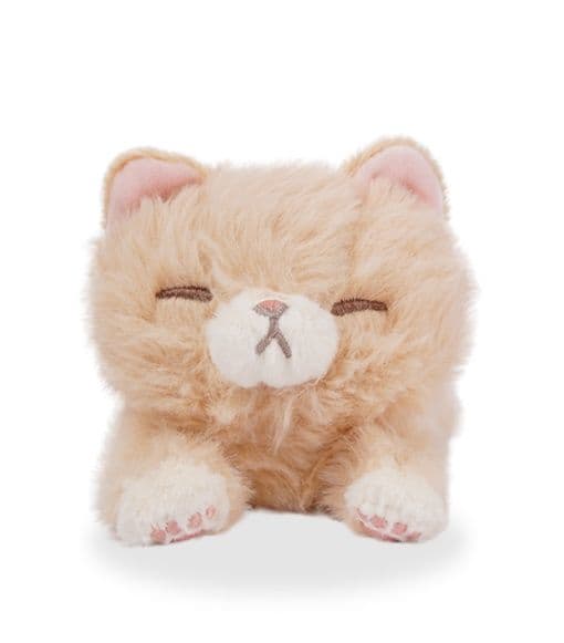 猫ぬいぐるみ 茶色 まどろみ子猫のおやすみぬいぐるみ