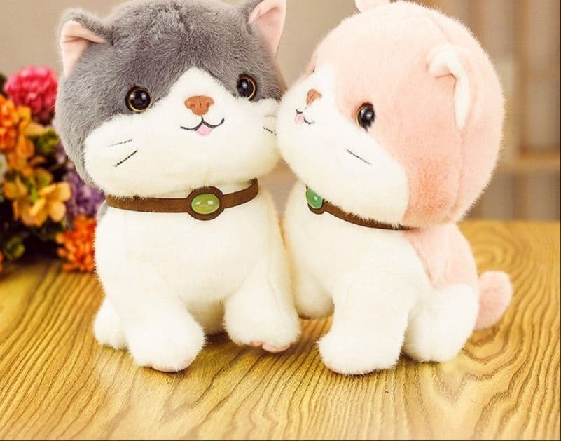 猫ぬいぐるみ ふわもふ まんまる子猫ちゃん