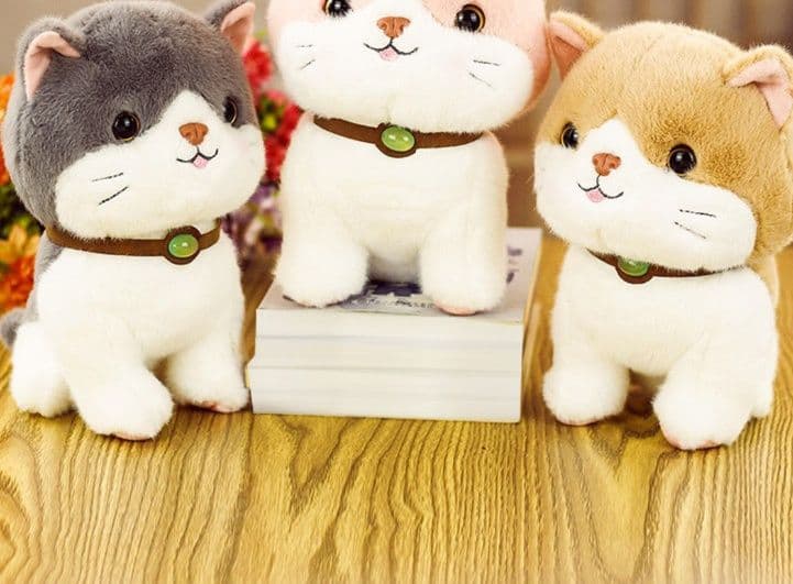 猫ぬいぐるみ ふわもふ まんまる子猫ちゃん