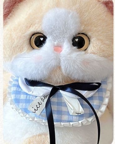 猫ぬいぐるみ 茶色 もふもふ癒し子猫のぬくもり