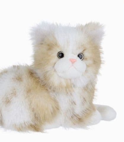 猫ぬいぐるみ 茶色 ふわもふ優雅な子猫ちゃん