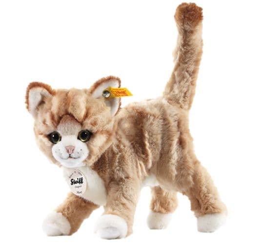 猫ぬいぐるみ 茶色 やさしい眼差し子猫