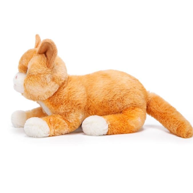 猫ぬいぐるみ 茶色 ふわもふ抱きしめたくなる子猫