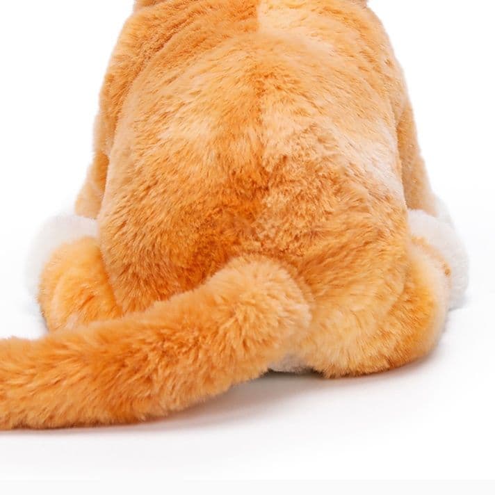 猫ぬいぐるみ 茶色 ふわもふ抱きしめたくなる子猫