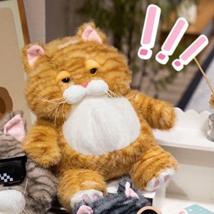 猫ぬいぐるみ むぎゅっと抱きしめたい幸せもふもふ