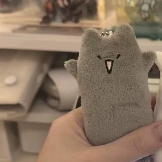 猫ぬいぐるみ もふもふ手のり猫ちゃんチャーム