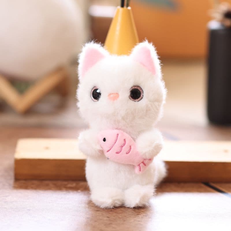 猫ぬいぐるみ もふもふ釣り好き子猫ちゃん