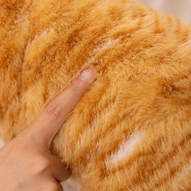 猫ぬいぐるみ トラ茶子猫のお座りぬいぐるみ