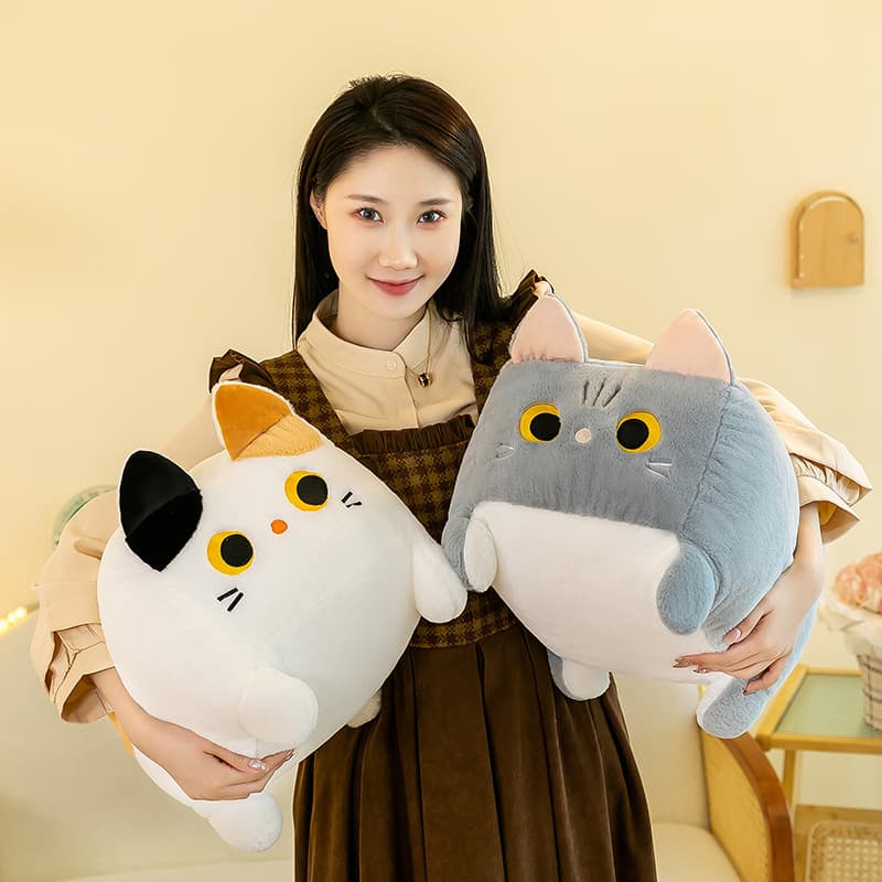 猫ぬいぐるみ まんまるあんよの夜空ねこ