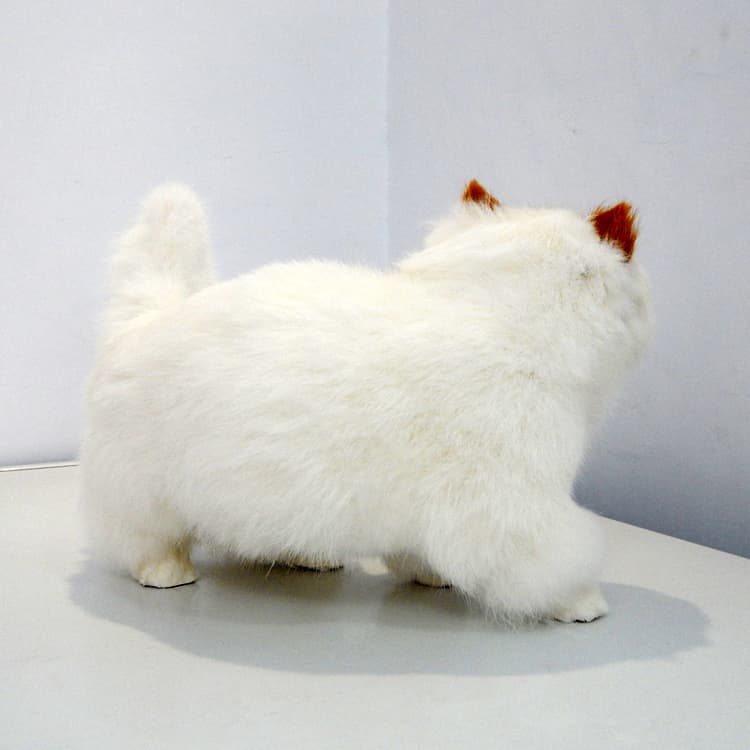 猫ぬいぐるみ 白色 ふわもふ純白の癒し子猫