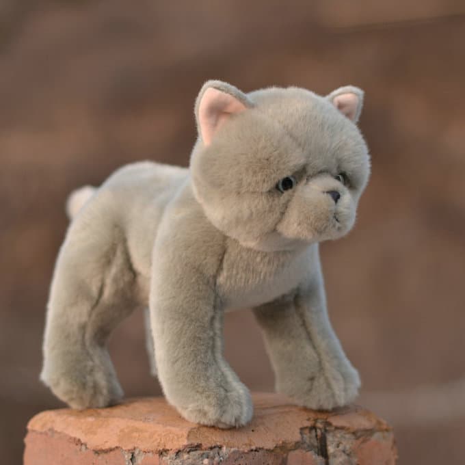 猫ぬいぐるみ もふもふ子猫のぬくもり