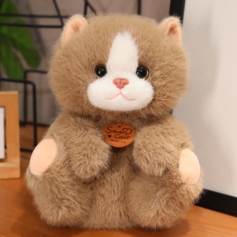 猫ぬいぐるみ もふもふ招き猫 ふわり