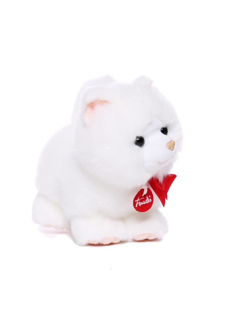 猫ぬいぐるみ 白色 ふわもふ雪猫ちゃん