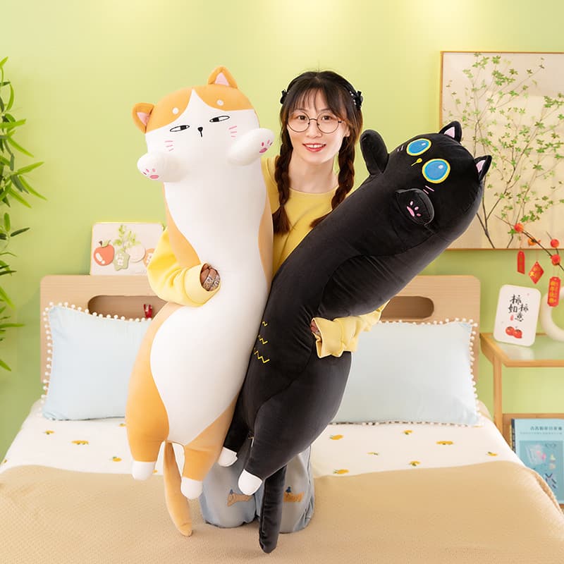 猫ぬいぐるみ もちもち抱き枕ねこ