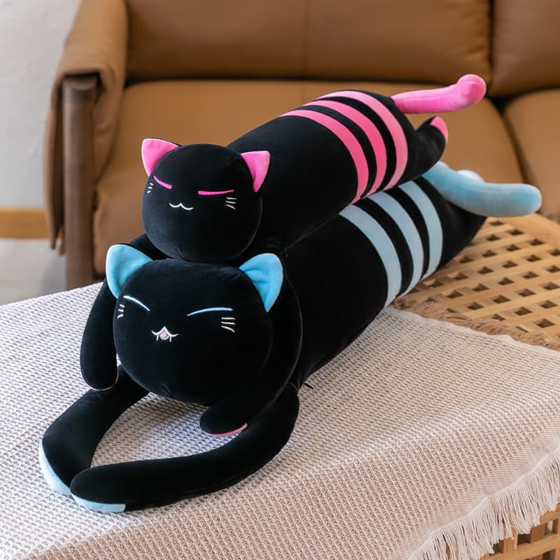 猫ぬいぐるみ 黒猫 おやすみねこぬいぐるみ