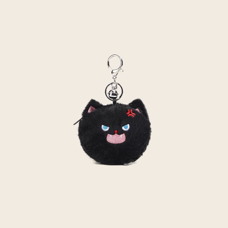 猫ぬいぐるみ 魔法の瞳を持つ夜の守り猫