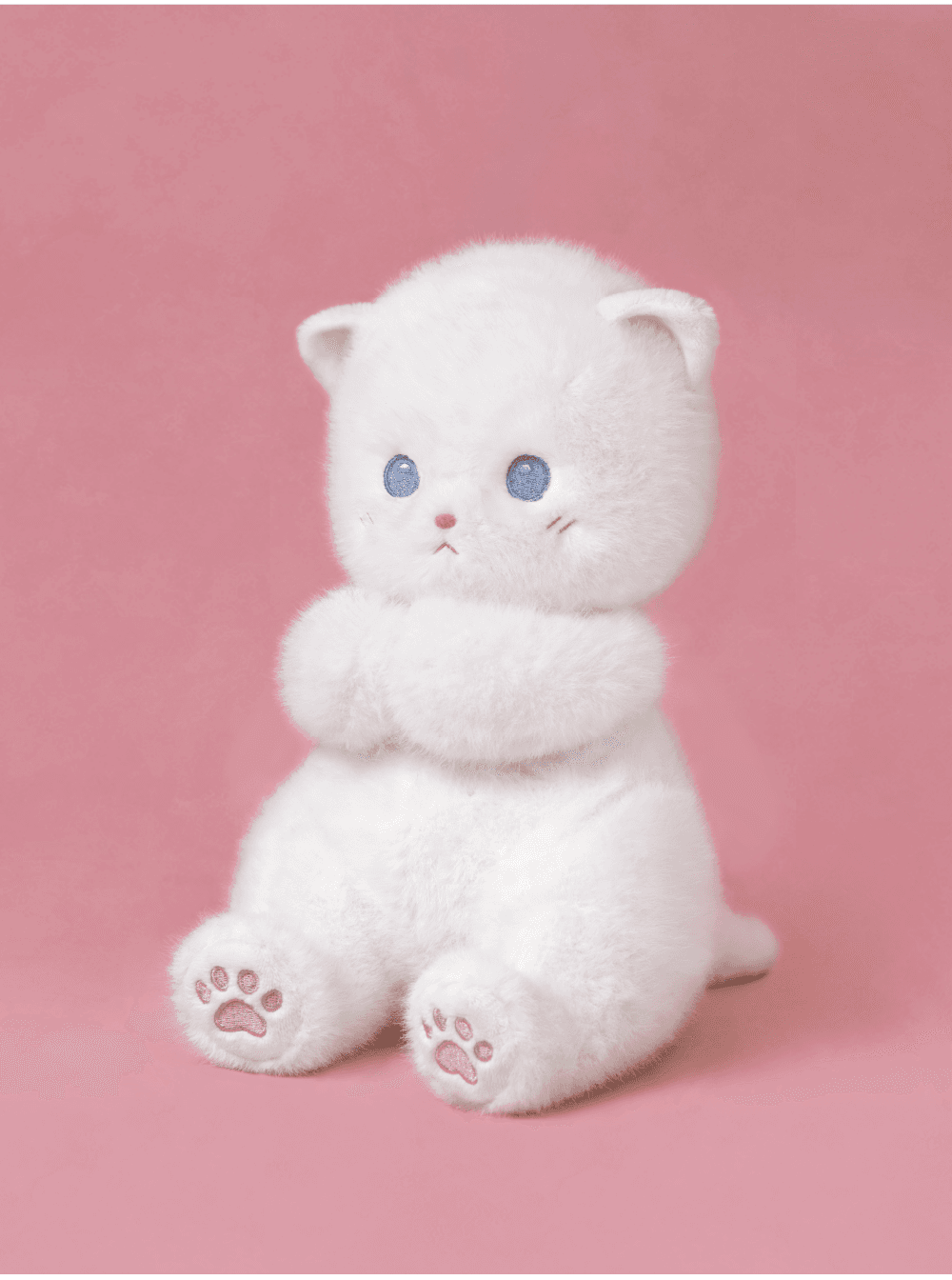 猫ぬいぐるみ ふわもこ天使のにゃんこ