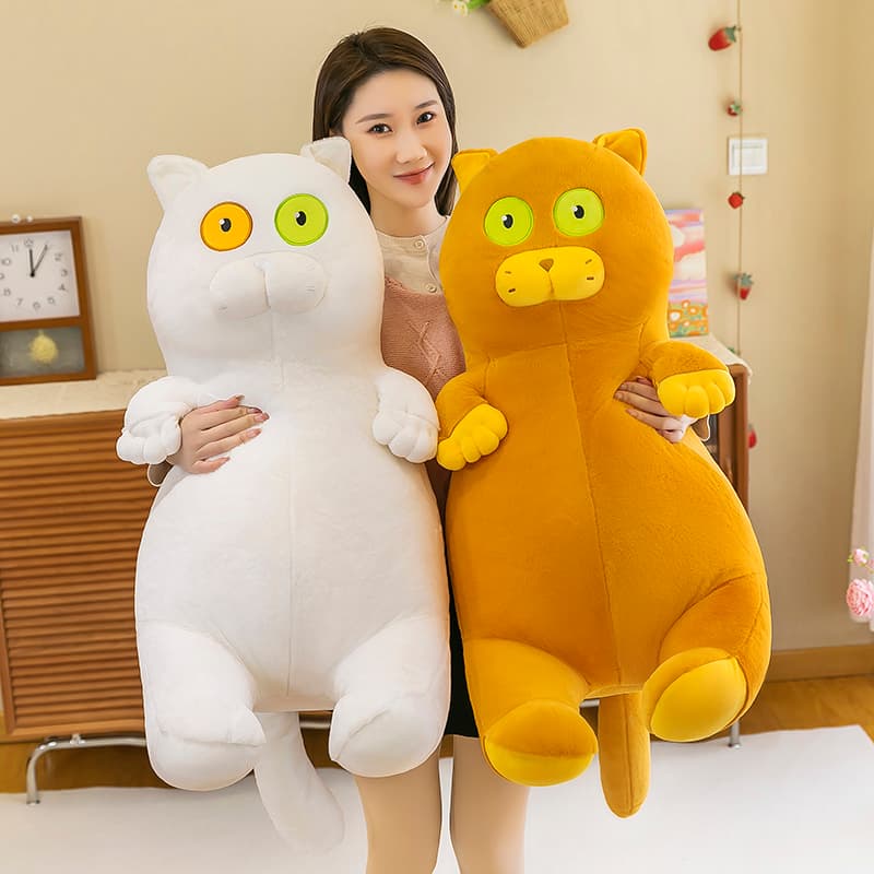 猫ぬいぐるみ オッドアイの癒し猫ぬいぐるみ