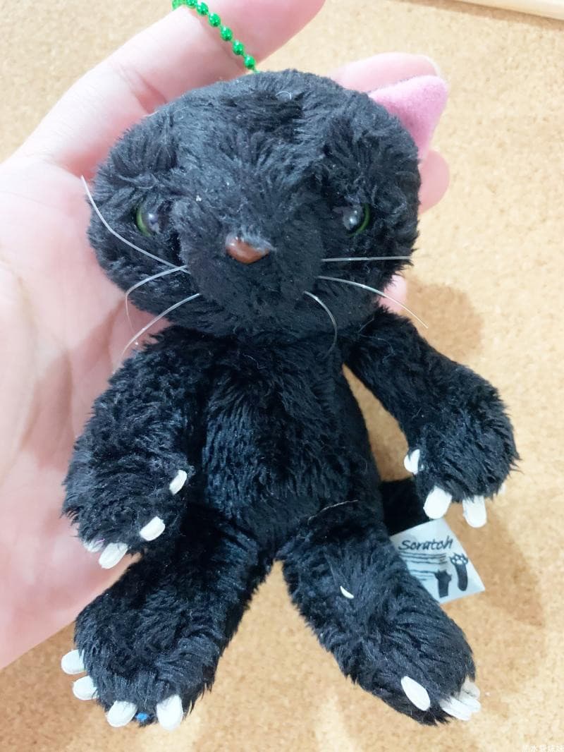 猫ぬいぐるみ グレー もこもこ癒しの灰色ねこさん