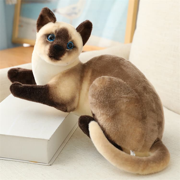 茶色トラ猫ぬいぐるみ 可愛い橘猫 誕生日プレゼント