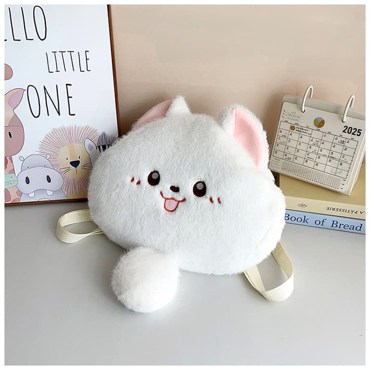 猫ぬいぐるみ もちもち笑顔のにゃんこクッション