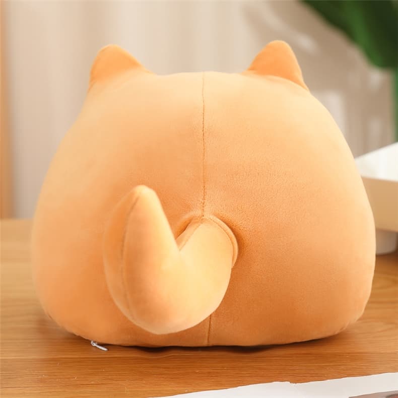 猫ぬいぐるみ 丸顔のもちにゃん
