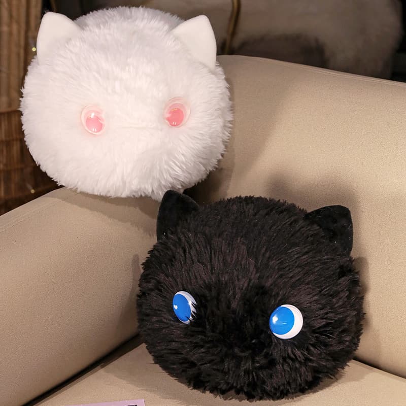 猫ぬいぐるみ 雪の妖精ぽんぽん