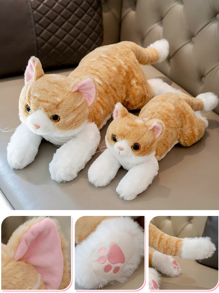 猫ぬいぐるみ もふもふ抱きねこちゃん