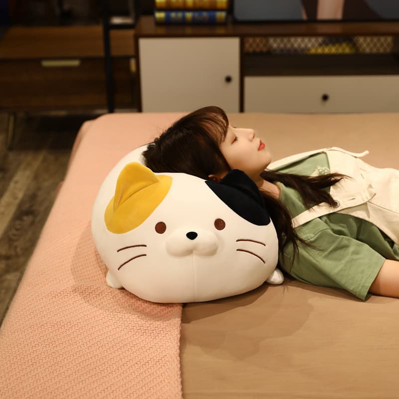 猫ぬいぐるみ もちもち抱き猫 癒しのまどろみ