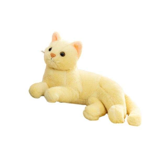 猫ぬいぐるみ ごろんとくつろぐ子猫のやわらか