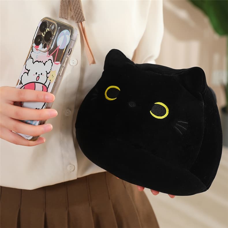 猫ぬいぐるみ 丸顔のもちにゃん