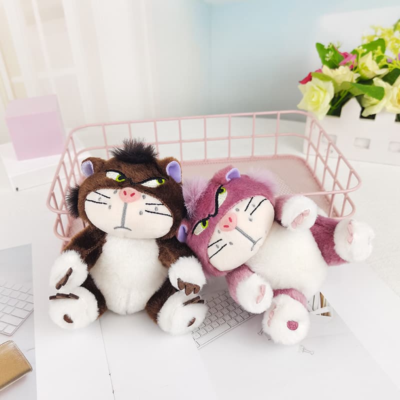 猫ぬいぐるみ まんまるお顔のつぶらにゃんこ