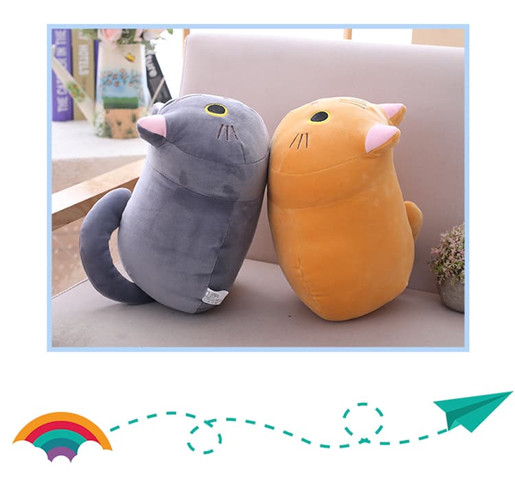 猫ぬいぐるみ ふわふわ抱き枕猫ちゃんぬいぐるみ