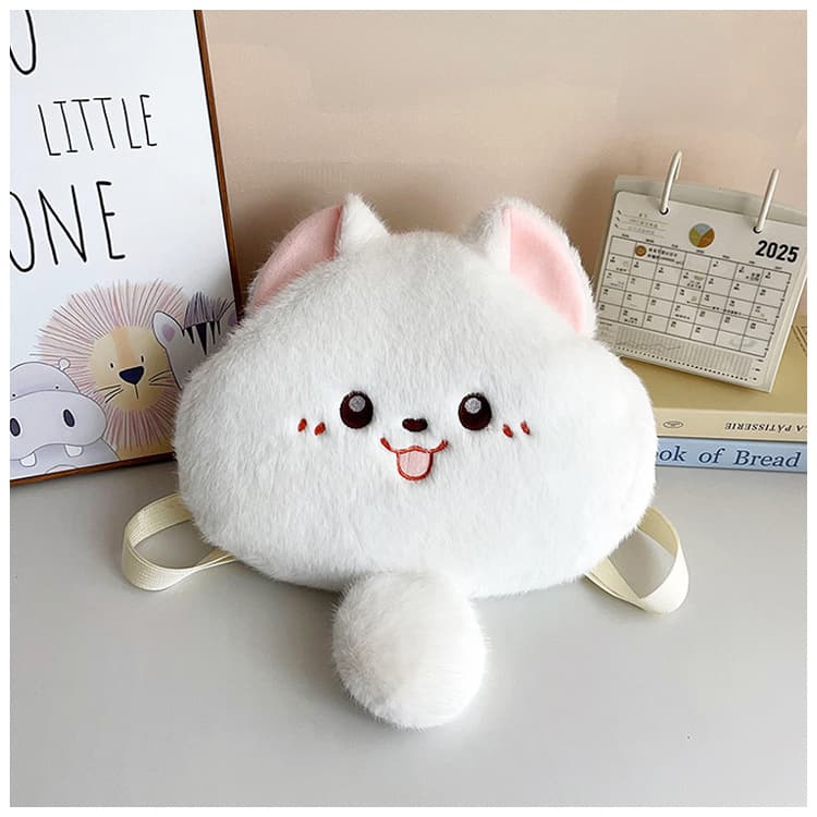 猫ぬいぐるみ もちもち笑顔のにゃんこクッション